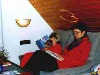 gemtlich ein Buch lesen